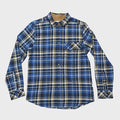 Teesav Flannel Shirt  L/S - Blue Multi-check
