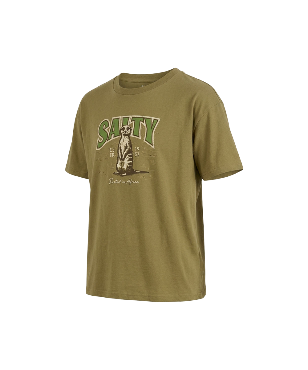 Salty Boys T-Shirt Meerkat Junior - Dark Khaki
