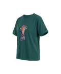 Salty Girls T-Shirt Floral Nguni - Marine Blue