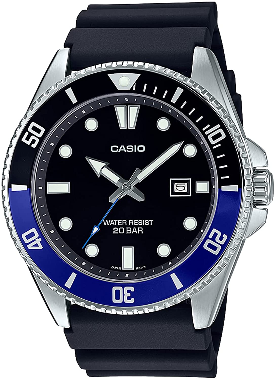 Casio Duro MDV-107 - Black & Blue