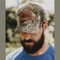 Bosbul Leather Patch & Slogan Hunting Cap