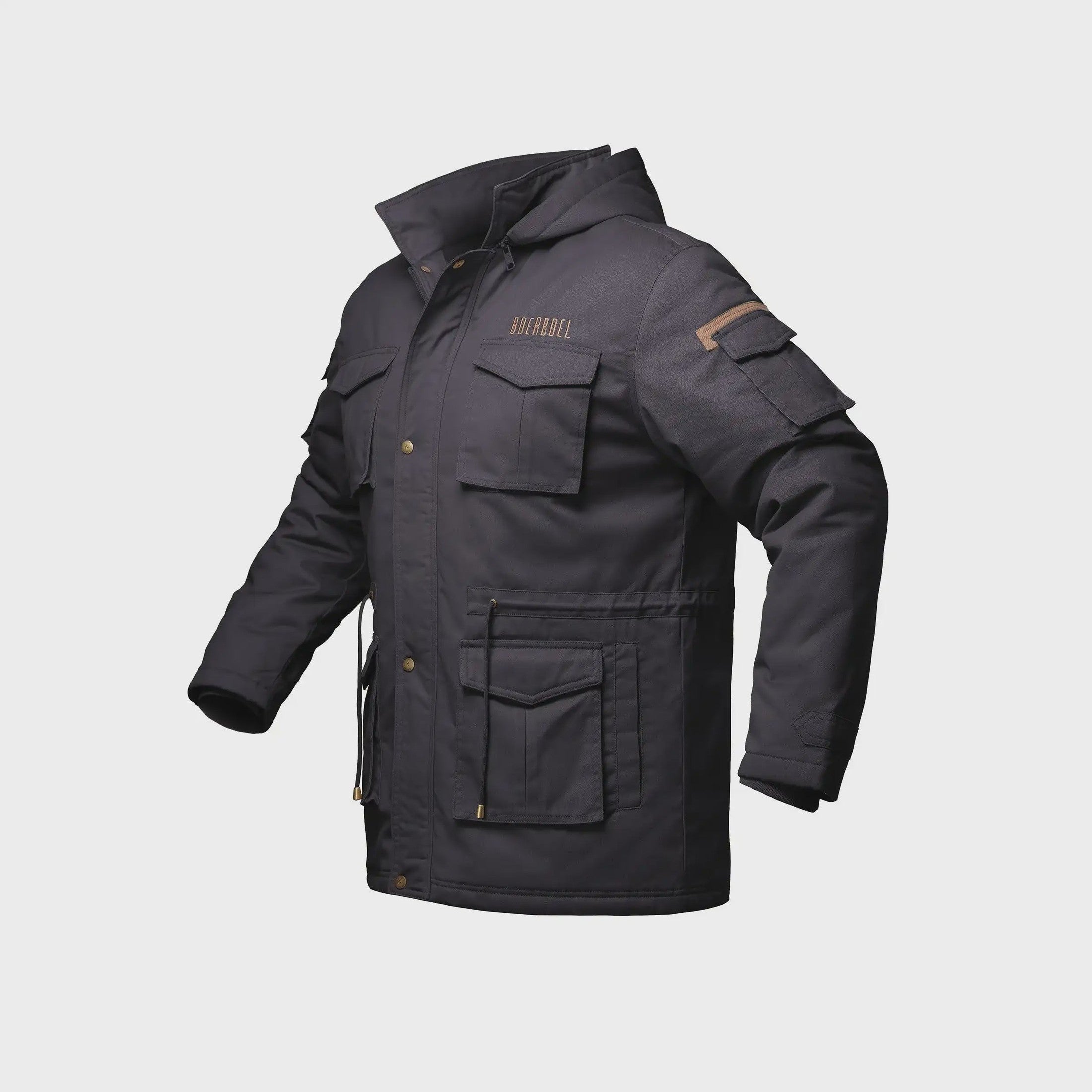 Men's Kalahari Parka Jacket Charcoal