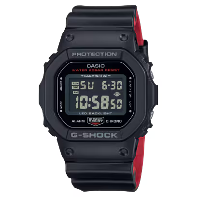 Casio G- Shock DW-5600UHR-1RD - Red