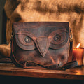 Owl Handbag - Bronco Brown