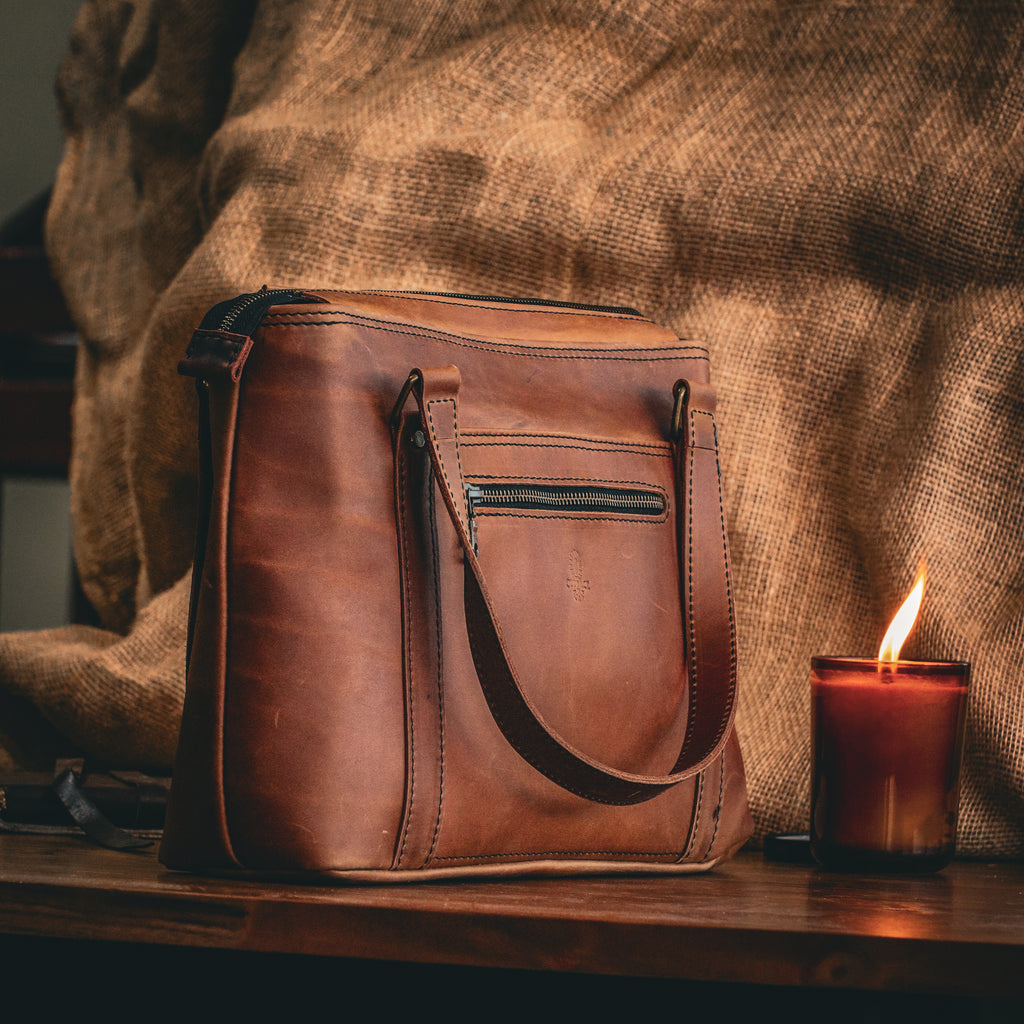 The Baobab Handbag - Waxy Tan