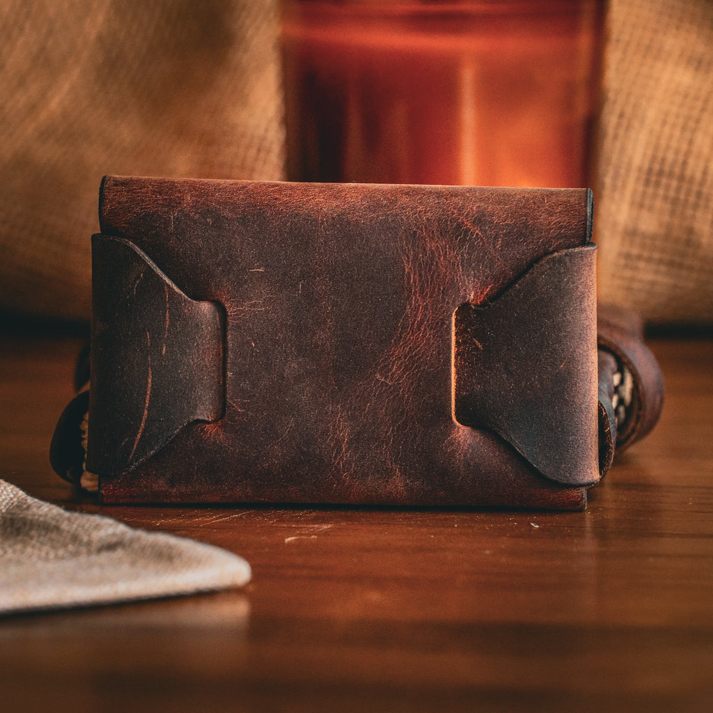 Stitchless Minimalist Wallet - Bronco Brown