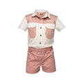 Boerboel Kids Set - Stone & Blush Pink