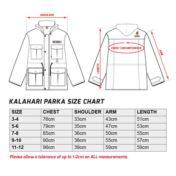 Boerboel Kids Kalahari Parka Jacket - Olive