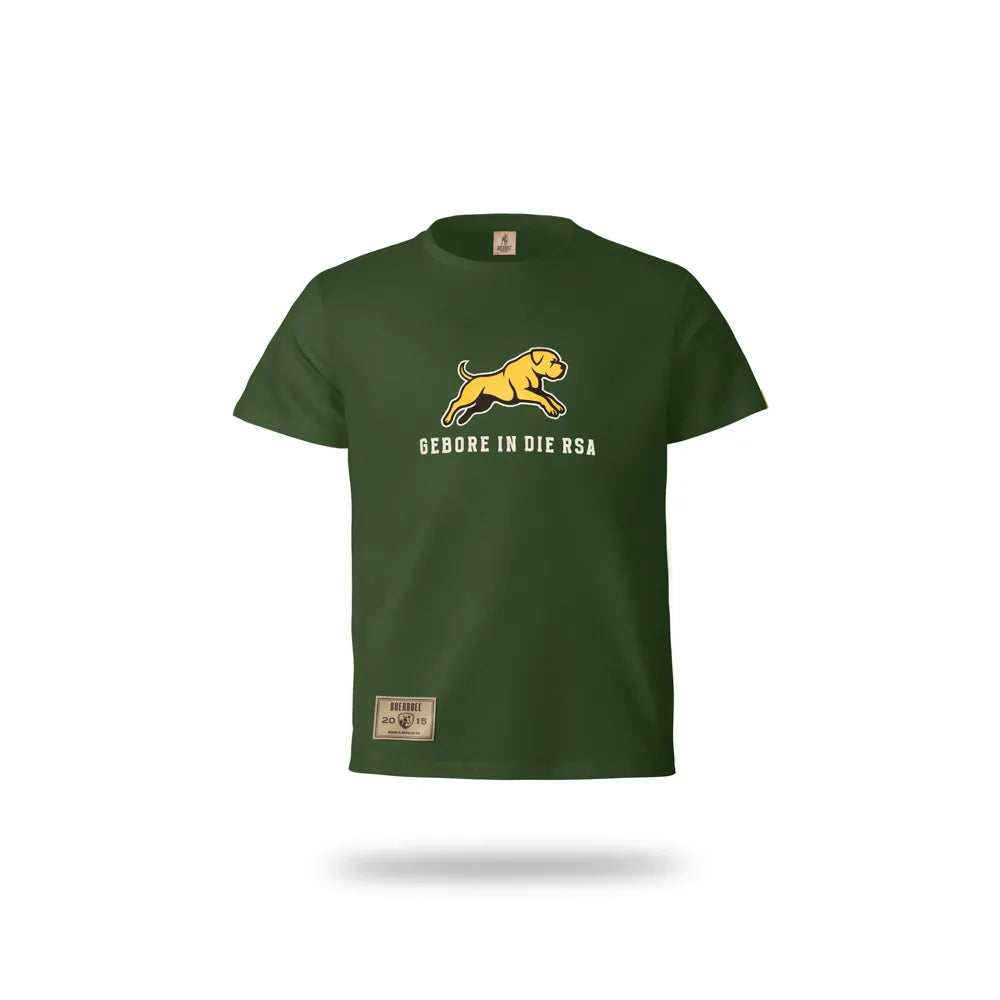 Kids T-Shirt Printed Bottle Green
