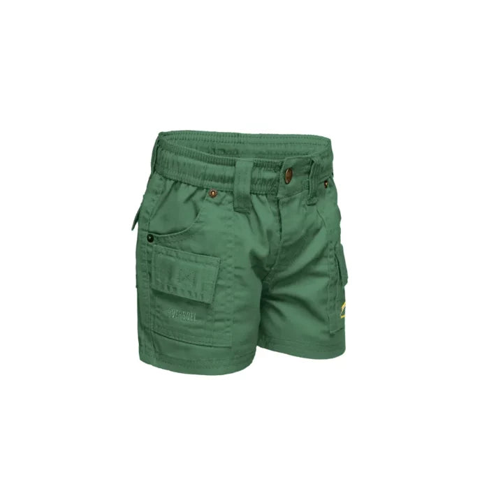 Boerboel Kids DKW Shorts Green-Licensed Springbok