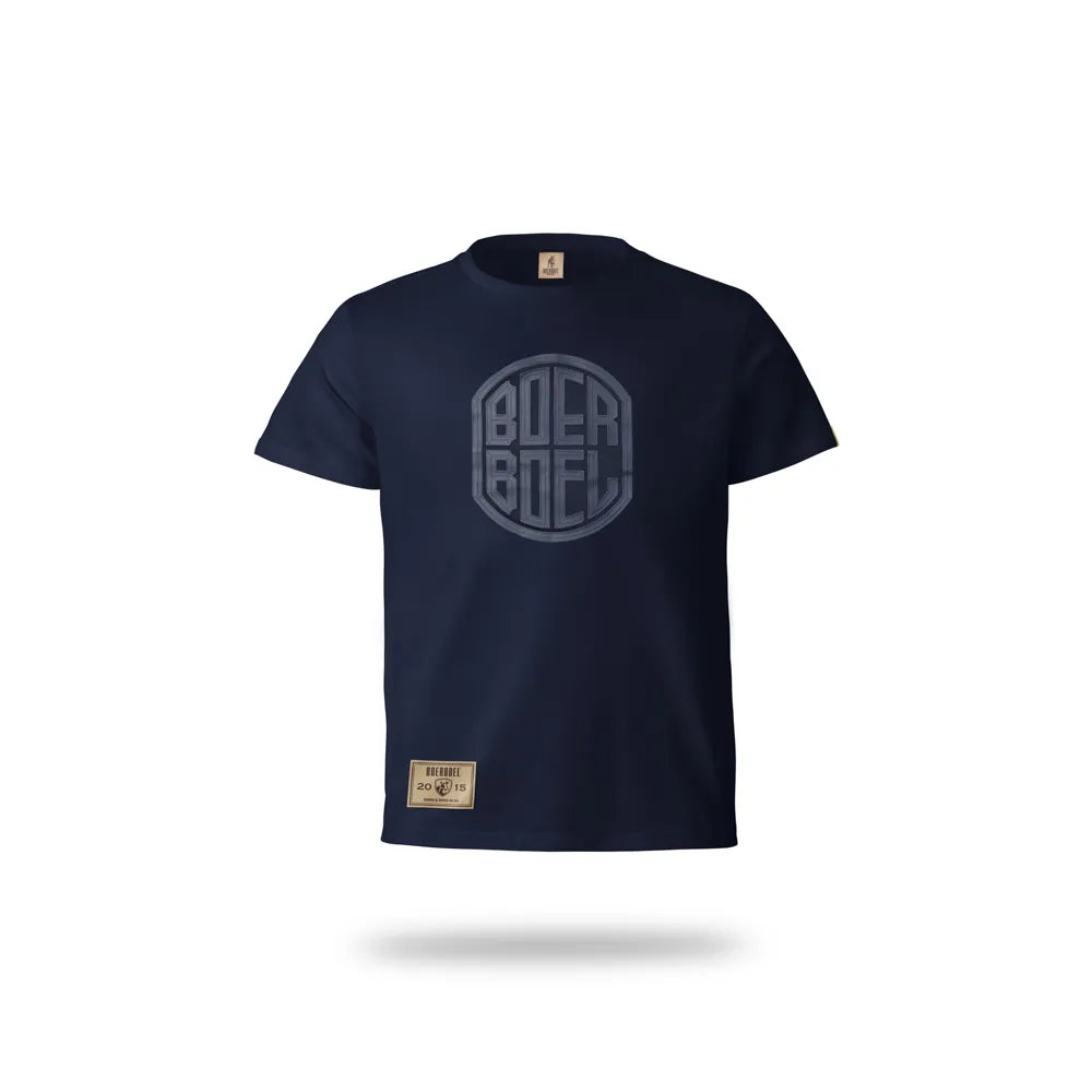 Kids T-Shirt – Printed Bevel “Boerboel” Navy