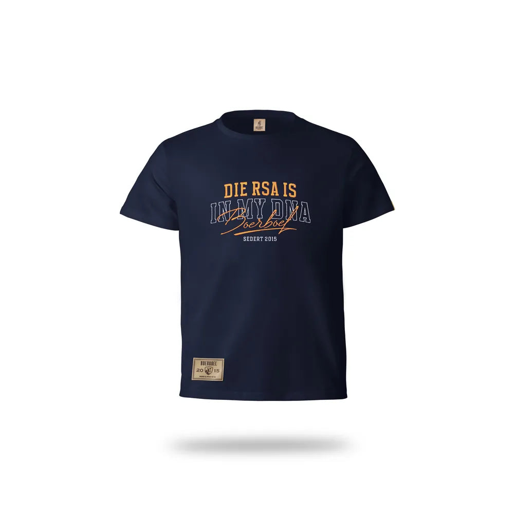 Kids T-Shirt – Embroidered “RSA” Navy