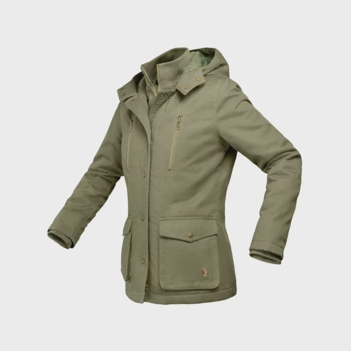 Ladies Kalahari Parka Jacket Olive