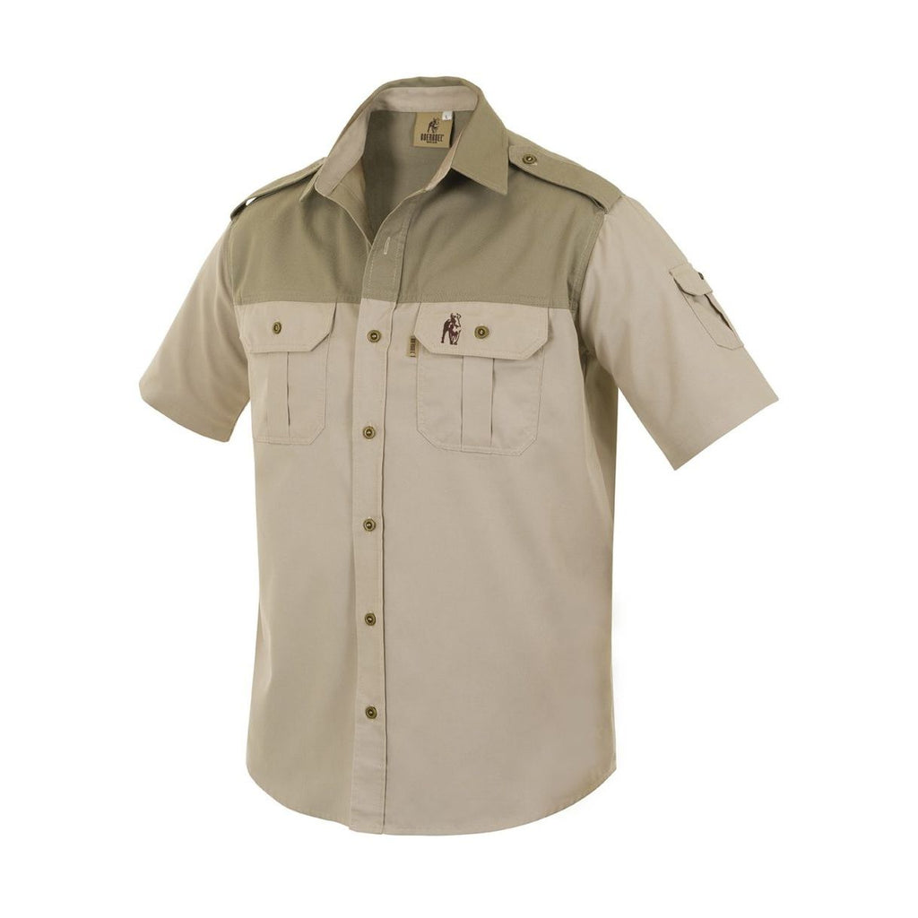 Men's Kalahari Shirt S/S Stone & Putty