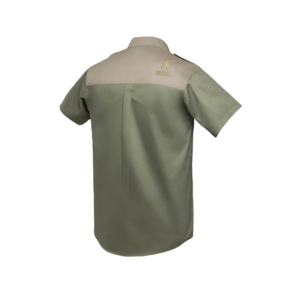 Men's Kalahari Shirt S/S Olive & Putty