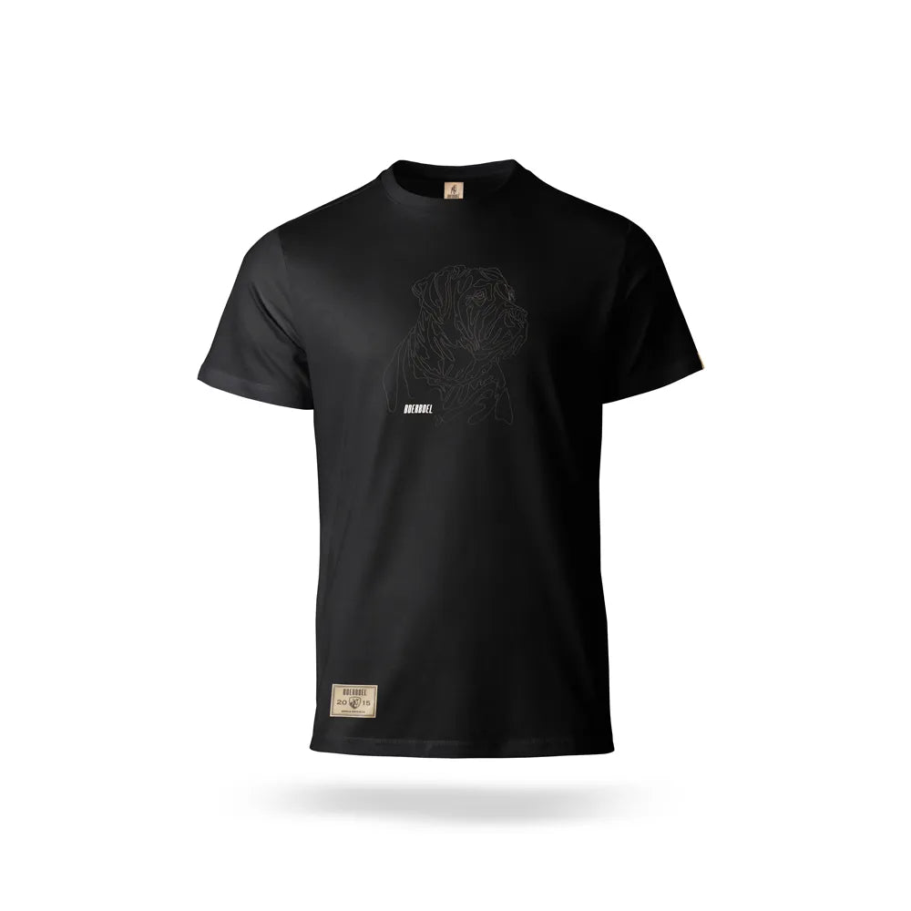 Men’s T-Shirt Embroidered- Black