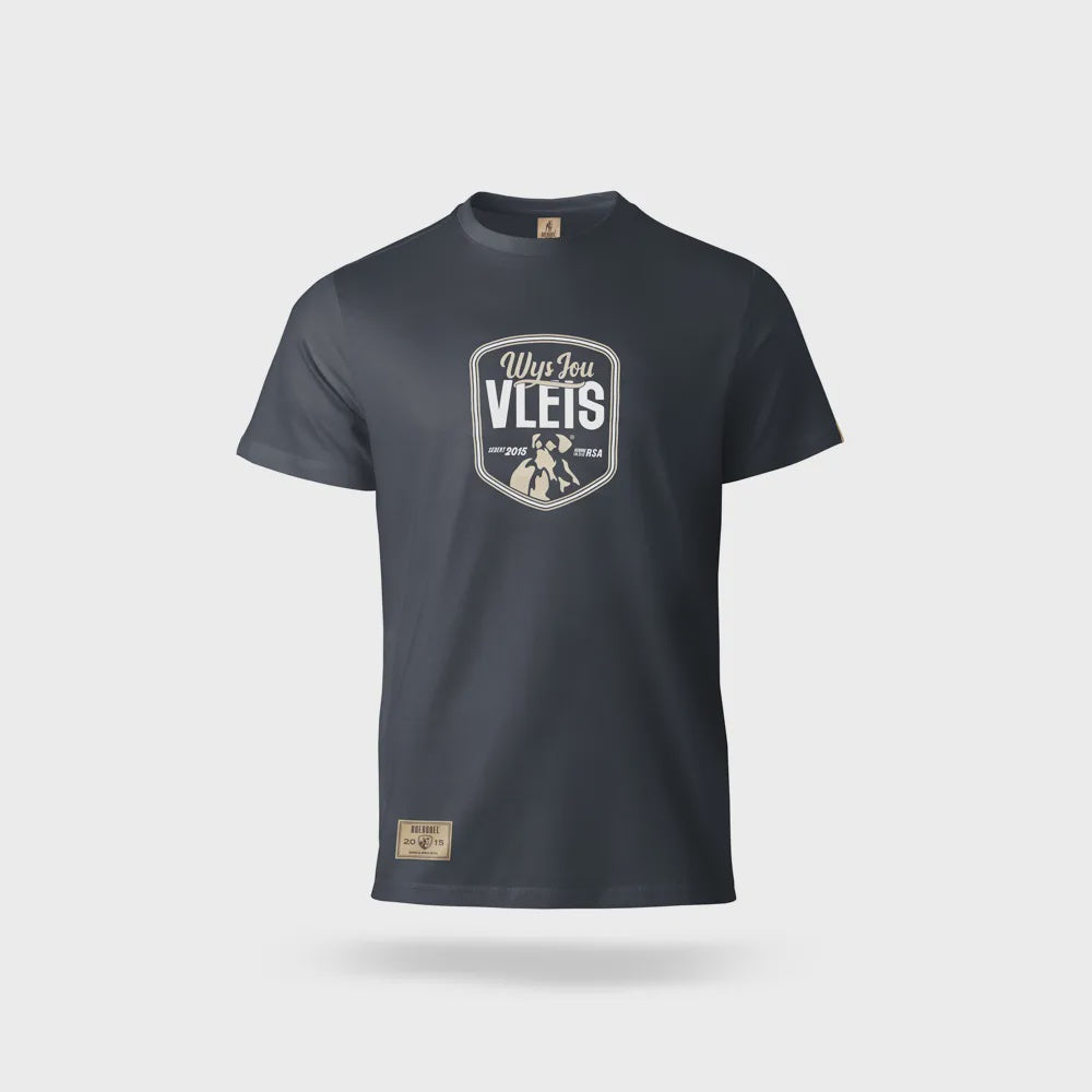 Men’s T-Shirt – Printed “Wys” Petrol Blue New