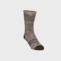 Men's Ribbed Sock Long Charcoal