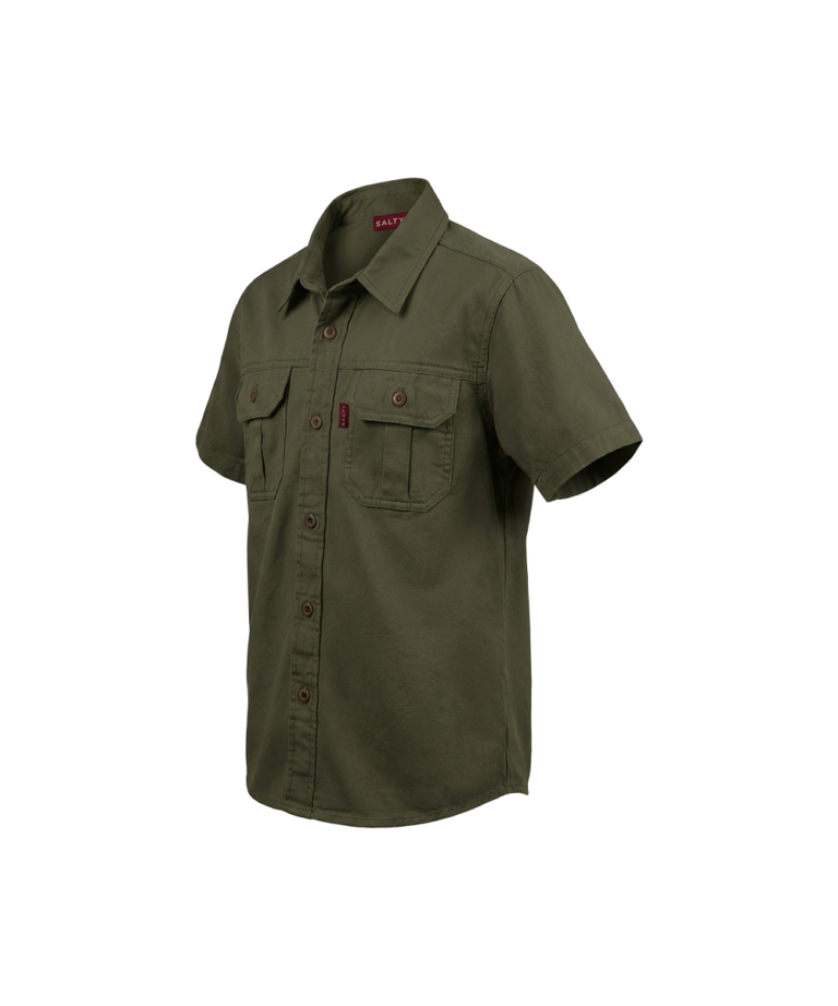 The Dassie Kids Bush Shirt – Olive