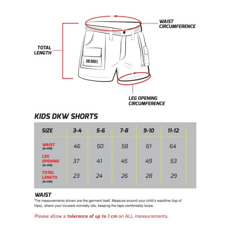Boerboel Kids DKW Shorts - Charcoal