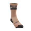 Men's Long Outdoor Sock Khaki & Charcoal "Wys"
