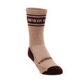 Men's Long Outdoor Sock Khaki & Tobacco "Wys"