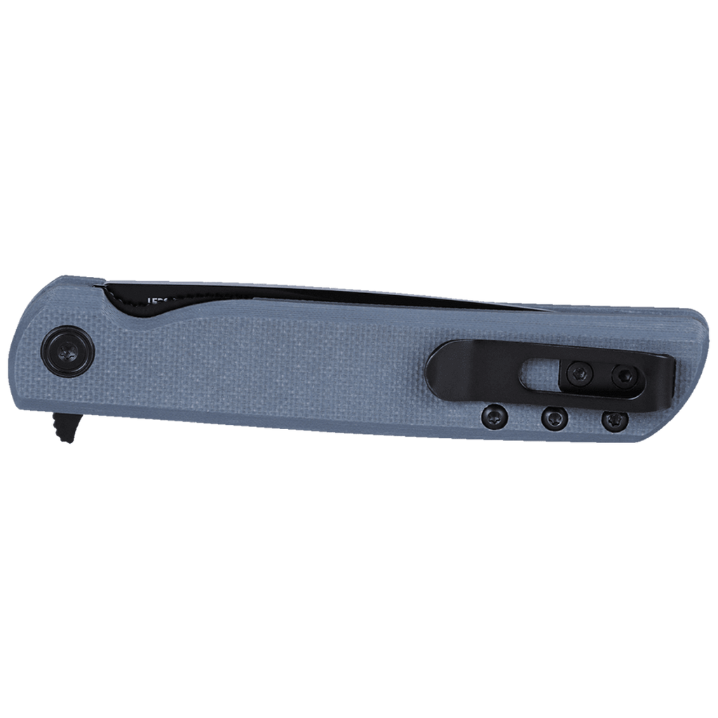 CRKT LCK+ Grey G10 Handle w/Black Oxide Blade Finish