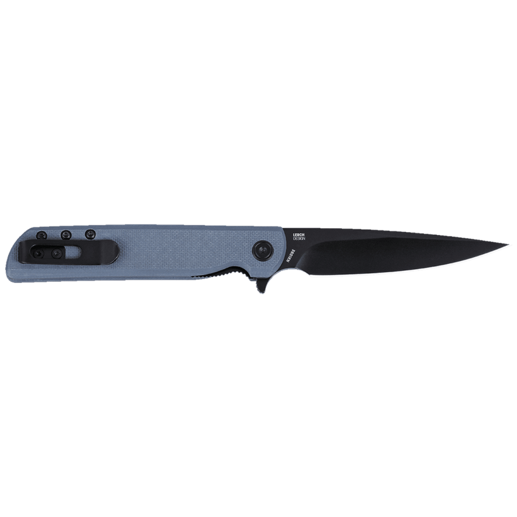 CRKT LCK+ Grey G10 Handle w/Black Oxide Blade Finish