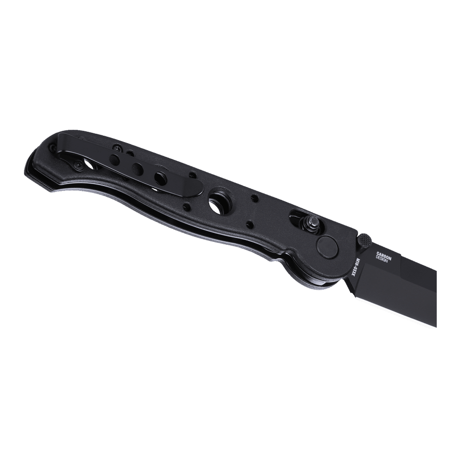 CRKT M16-03XK Spear Point Crossbar Lock Black Grivory w/D2 Black EDP Blade Finish