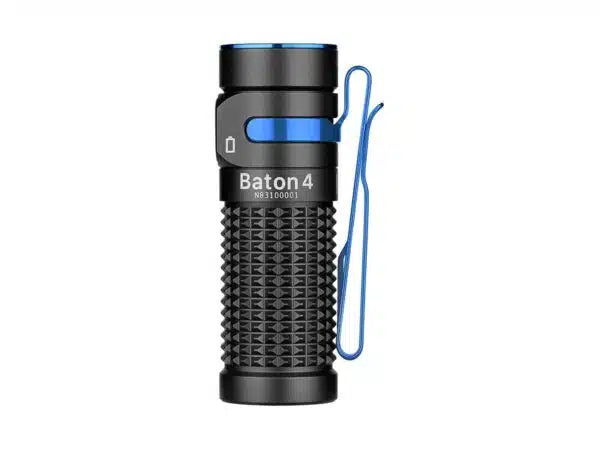 Olight Baton 4 Rechargeable LED Flashlight 1300 Lumens 170m Black