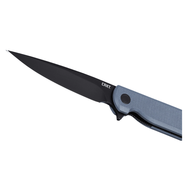 CRKT LCK+ Grey G10 Handle w/Black Oxide Blade Finish
