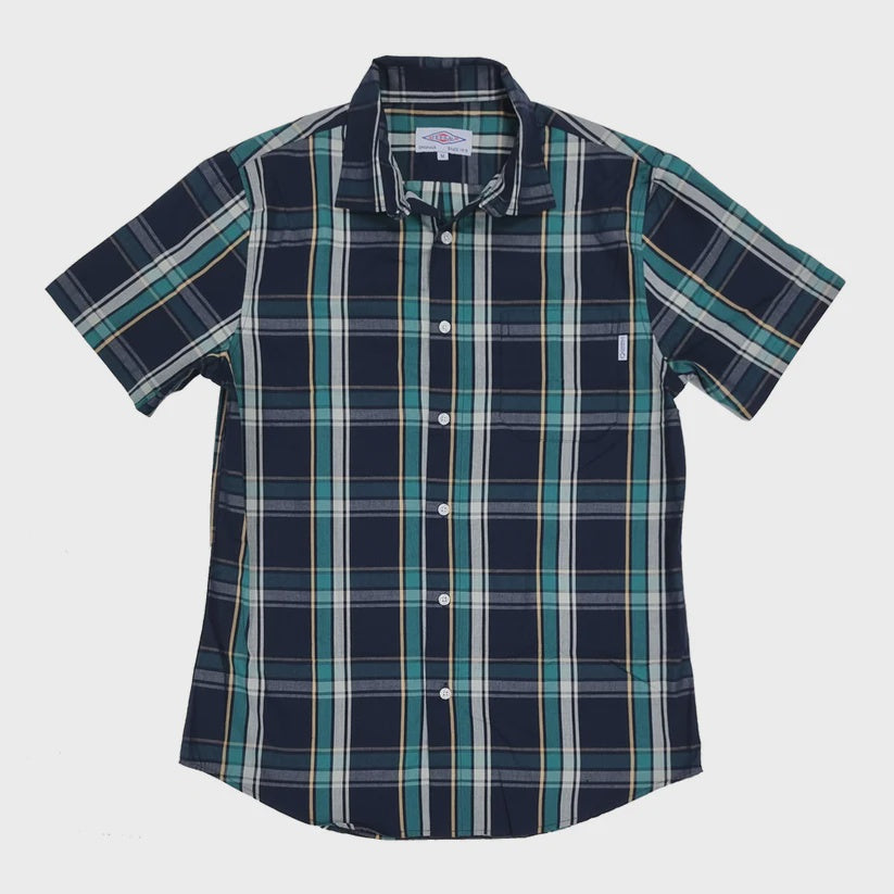 Teesav Check Shirt S/S - Teal