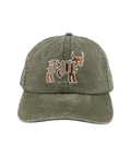 Salty Nguni Stamp Cap - Olive