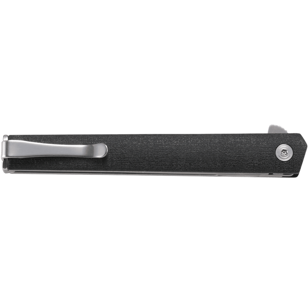 CRKT CEO Flipper Black GRN w/Satin Blade Finish