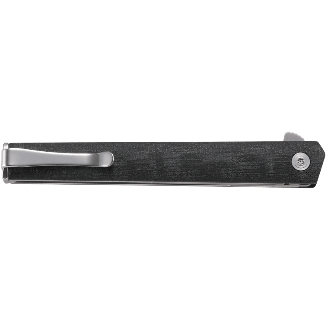 CRKT CEO Flipper Black GRN w/Satin Blade Finish