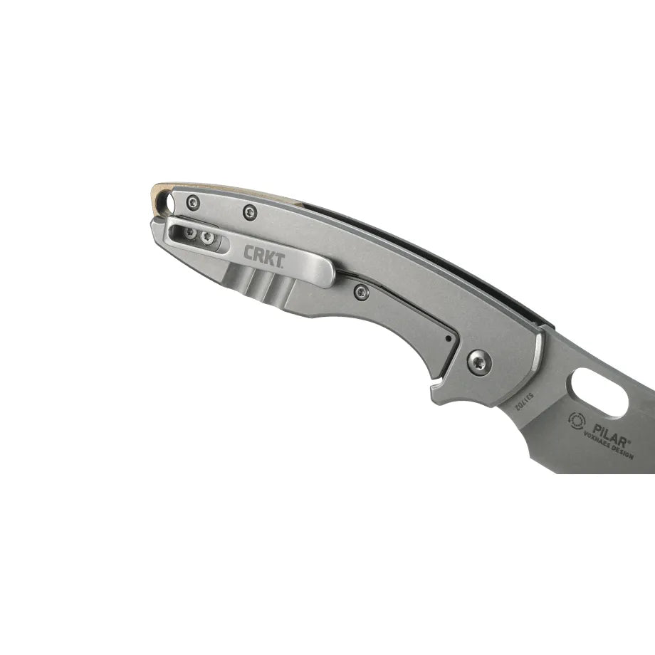 CRKT Pilar III Black G-10 Handle w/StoneWash D2 Blade