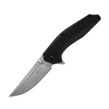 Kershaw CoilOver StoneWash Blade Finish w/Assisted Opening