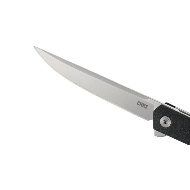 CRKT CEO Flipper Black GRN w/Satin Blade Finish
