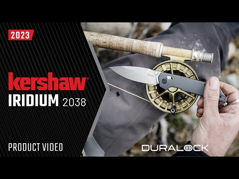 Kershaw Iridium DuraLock Grey Aluminium w/Two Tone Blade Finish