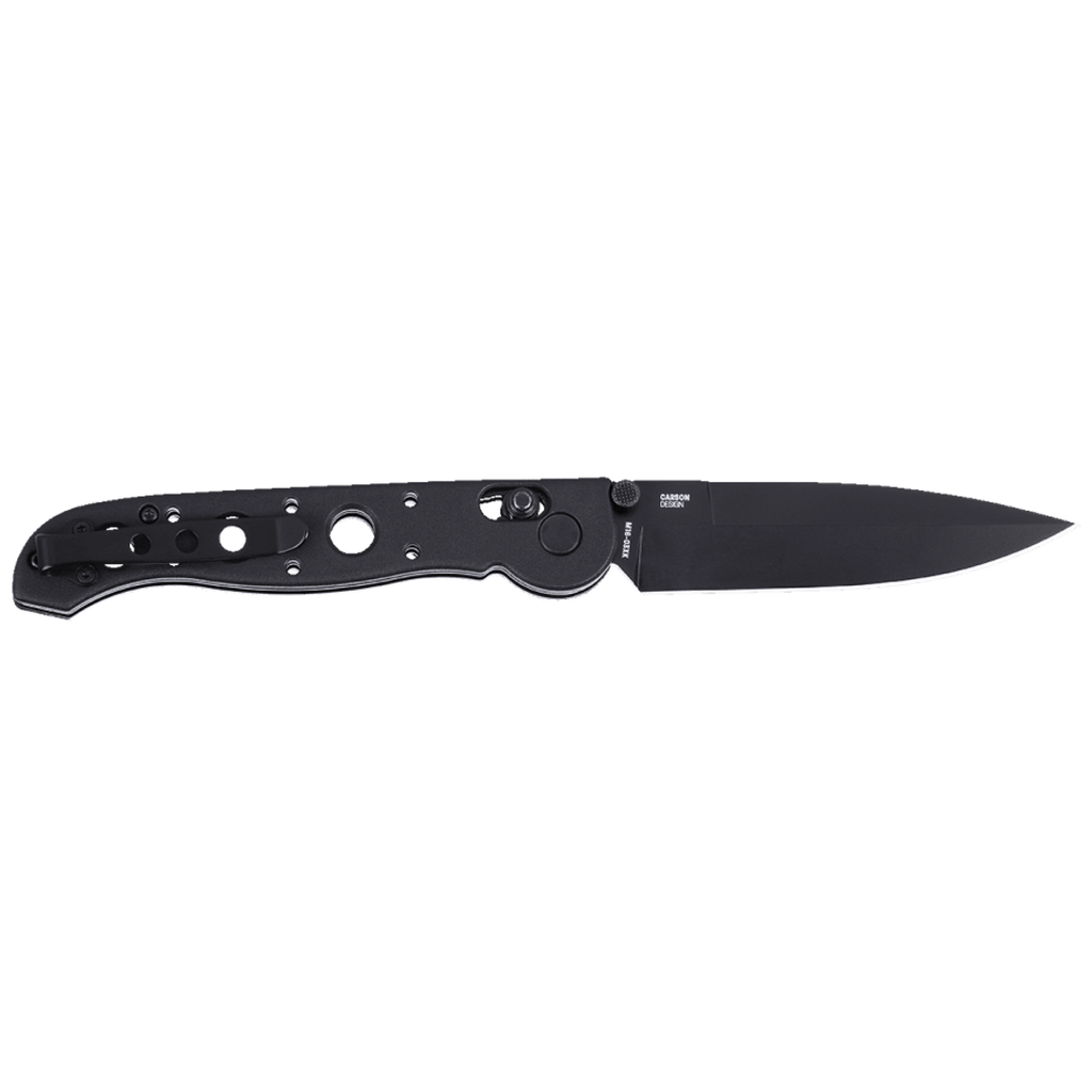 CRKT M16-03XK Spear Point Crossbar Lock Black Grivory w/D2 Black EDP Blade Finish