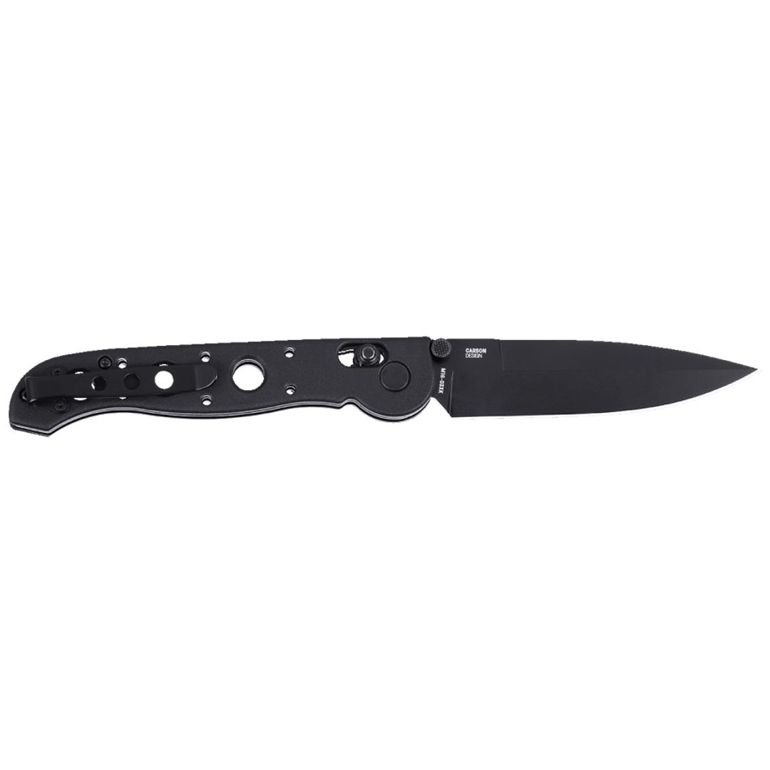 CRKT M16-03XK Spear Point Crossbar Lock Black Grivory w/D2 Black EDP Blade Finish