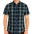 Teesav Check Shirt S/S - Teal