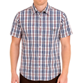 Teesav Check Shirt S/S - Orange