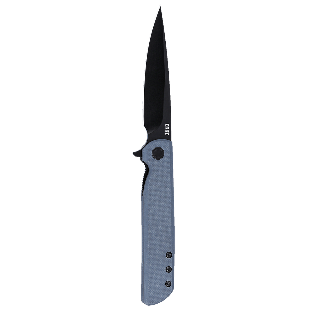 CRKT LCK+ Grey G10 Handle w/Black Oxide Blade Finish