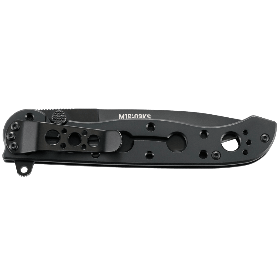 CRKT M16-03KS Spear Point Black Stainless Steel w/Black Oxide Blade Finish
